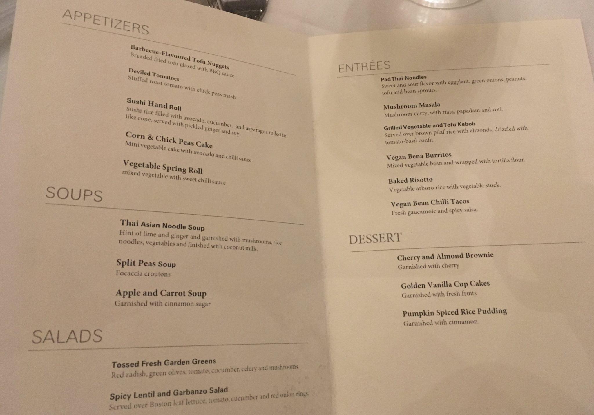 Amazing Royal Caribbean Vegan & Vegetarian Menu & Food Options