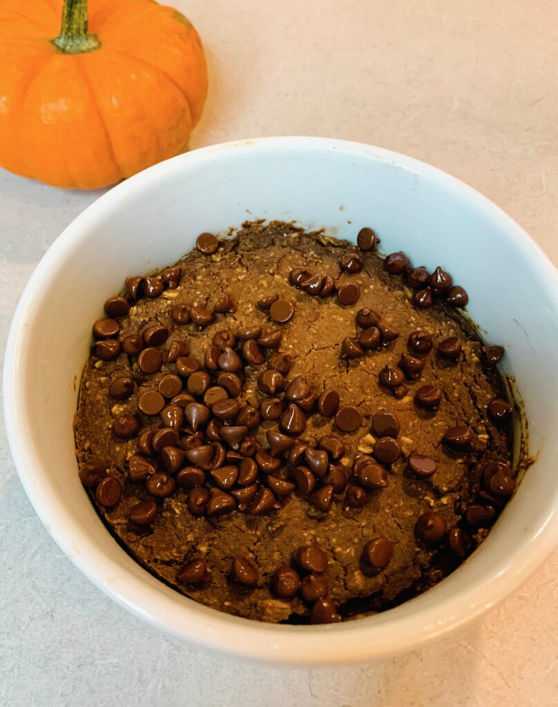 chocolate pumpkin spice baked oats