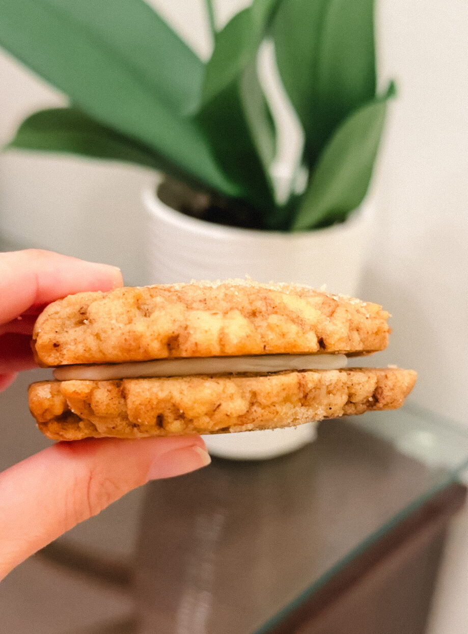 green bites vegan cookie sandwich