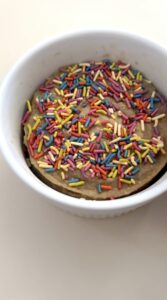 Top with natural rainbow sprinkles